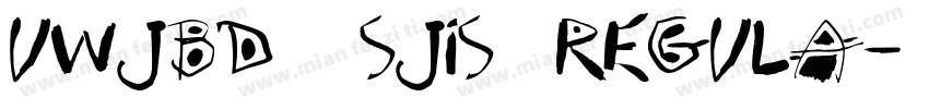 UWJBD5 (SJIS) Regula字体转换